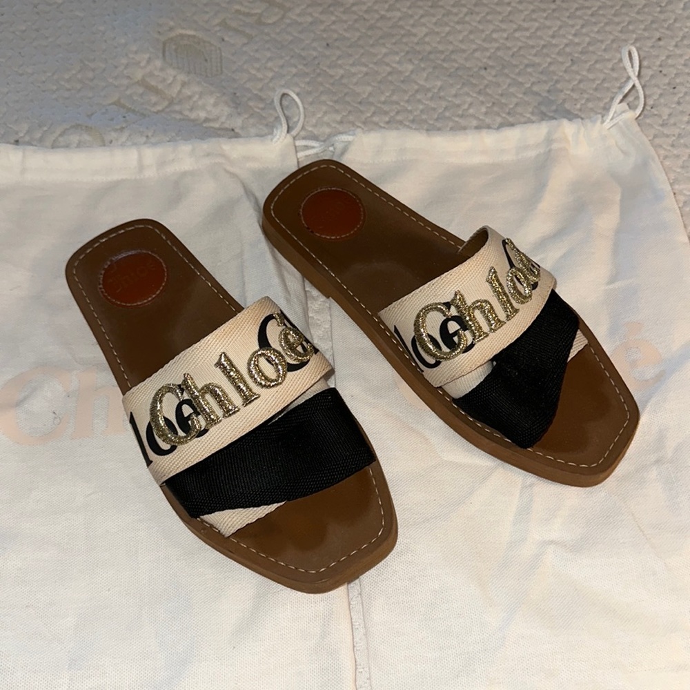 Chloe slides size 38